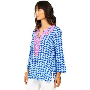 lilly pulitzer  ∙ 100% silk renato tunic top